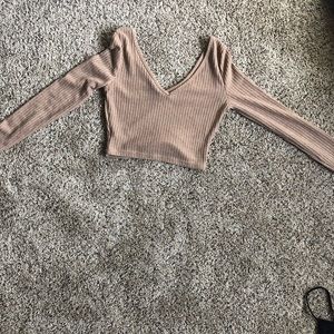 Shein V neck long sleeve